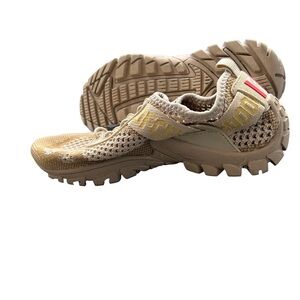 SOBASO Mens Quick Dry Beige Thick Sole Waterproof Hiking Shoes